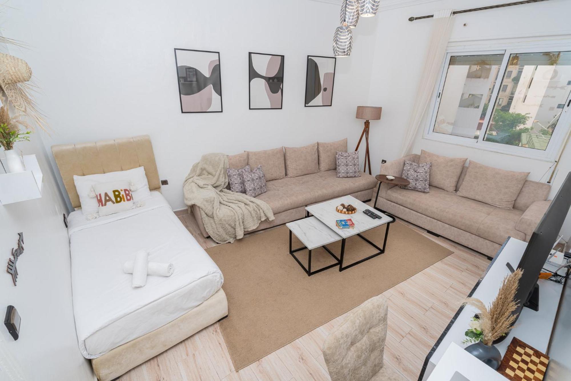 Appartement Ensolleille Au Coeur De Tanger Tânger Exterior foto