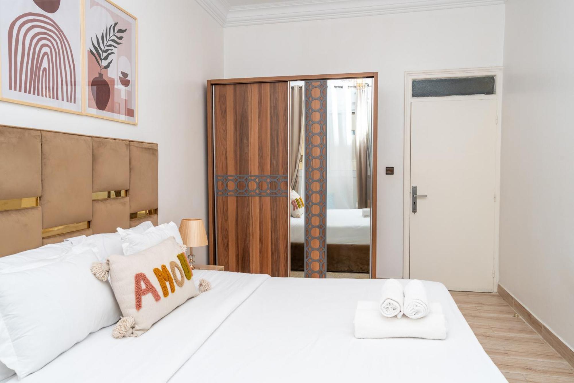 Appartement Ensolleille Au Coeur De Tanger Tânger Exterior foto